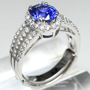 2.14 ct Ceylon Sapphire Ring