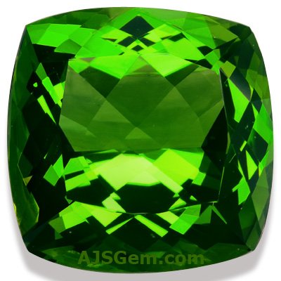 Green Tourmaline Cushion