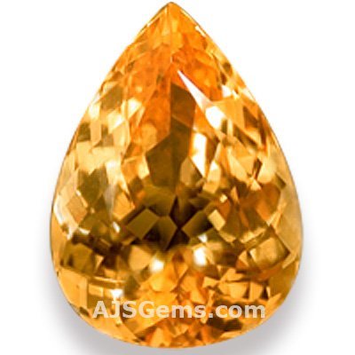 4.91 ct Imperial Topaz Pear, Brazil