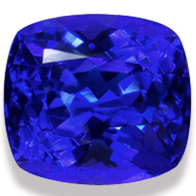 9.41 ct Tanzanite Cushion, Tanzania