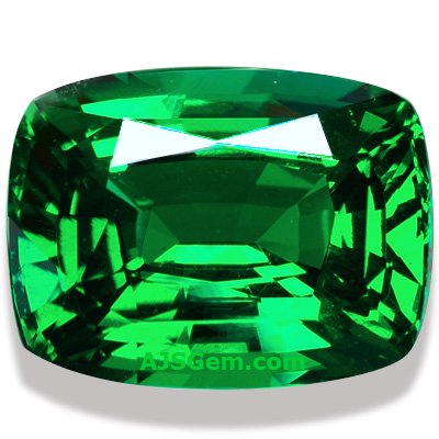 5.58 ct Tsavorite Garnet Cushion, Tanzania