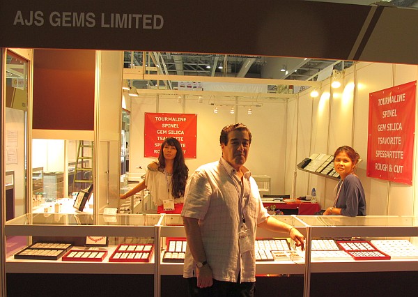 May, Arnold and Rung at Hong Kong Gem Fair, 2012