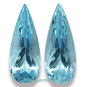 Aquamarine Matched Pair Brazil 8.28 cts