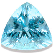 Natural Aquamarine Trillion