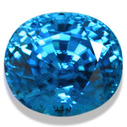 11.78 ct Blue Zircon from Cambodia