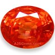 Natural Orange Sapphire