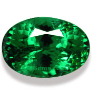 3.13 ct Tsavorite Garnet from East Africa