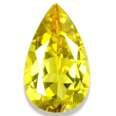 Yellow Tourmaline Pear